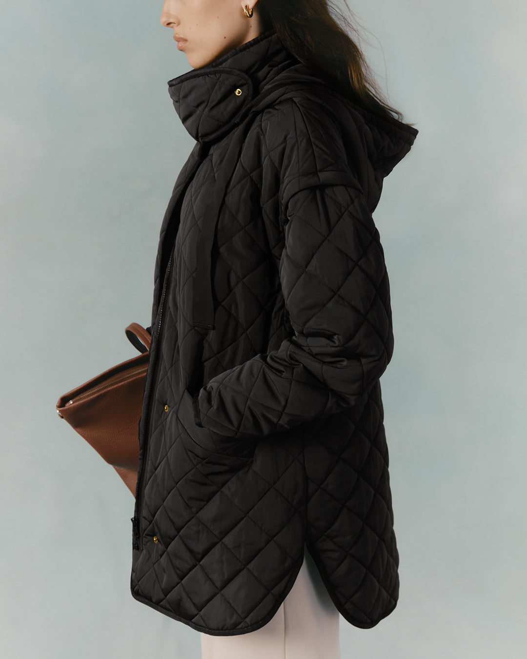 Luxury Convertible Quilted Puffer Jacket for Women Versatile Warm Lightweight