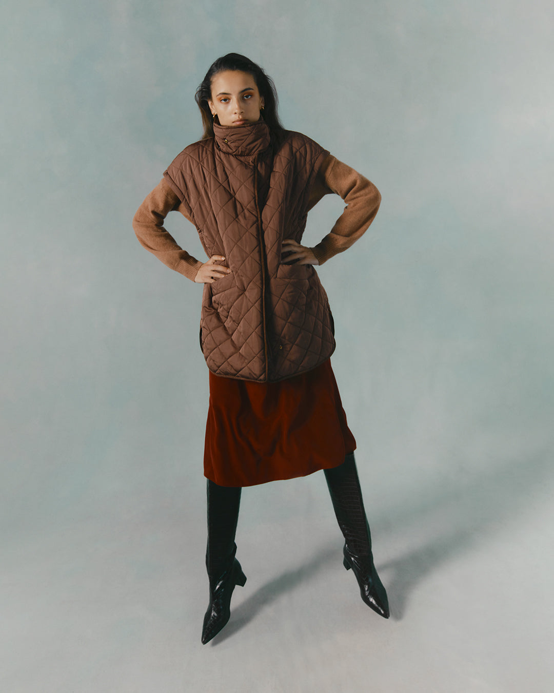 Luxury Convertible Quilted Puffer Jacket for Women Versatile Warm Lightweight