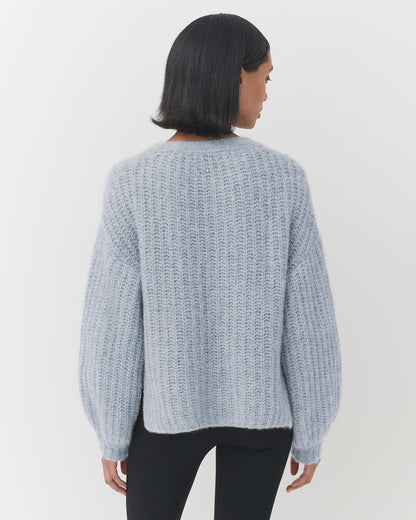 Luxury Alpaca Wool Cropped Cardigan for Women Soft Cozy Warm