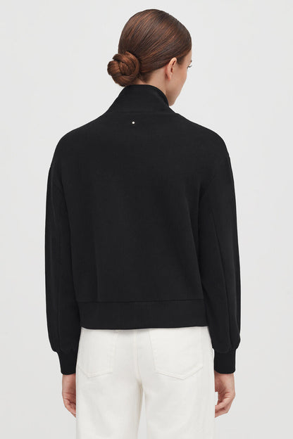 Luxury Fleece Funnel Neck Jacket for Women Soft Cozy Warm