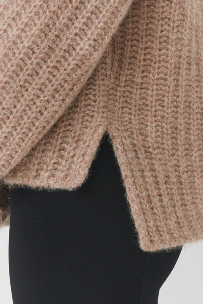 Luxury Alpaca Wool Cropped Cardigan for Women Soft Cozy Warm