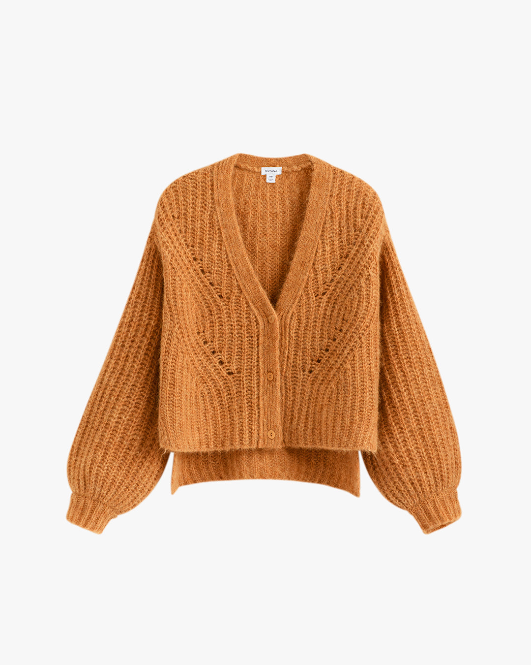 Luxury Alpaca Wool Cropped Cardigan for Women Soft Cozy Warm